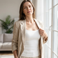 Nauwsluitende dames camisole met spaghettibandjes