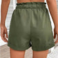 📢📢40% KORTING!!!⏰Casual shorts met hoge taille en trekkoord voor dames