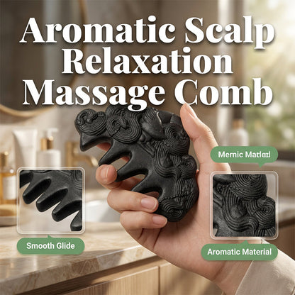 Traditionele geurige houten massagekam