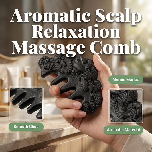 Traditionele geurige houten massagekam