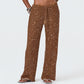 Glamoureuze paillettenbroek met lage taille