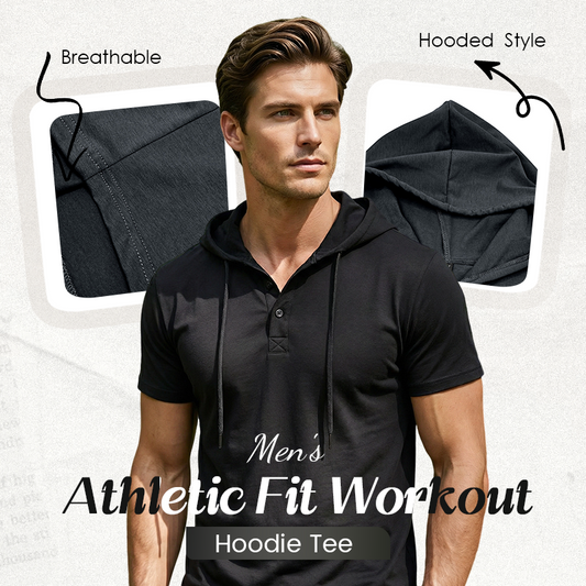 Sportieve workout hoodie voor heren