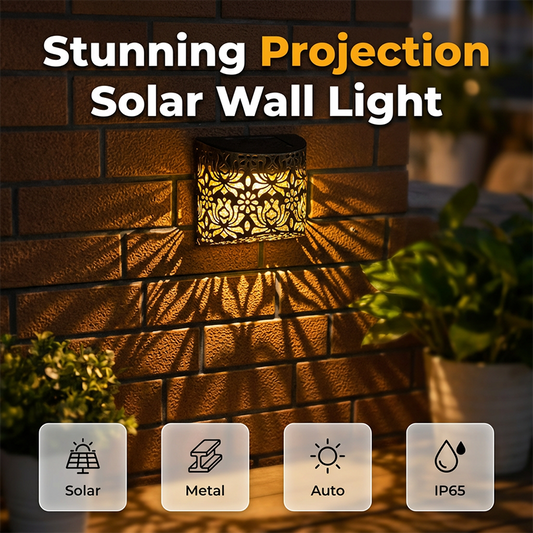 🔥 Hot sale 30% korting🔥 Op zonne-energie werkende holle wandlamp