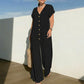 Zomerse casual jumpsuit met knoopsluiting voor dames