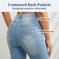 🎁2026 Nieuw binnen 50% KORTING💥Capri-jeans met hoge taille en slanke pasvorm voor dames