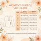 Damesblouse van chiffon met ruchesmouwen en V-hals