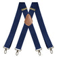 Heren X-vormige bretels met haakclips
