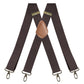 Heren X-vormige bretels met haakclips
