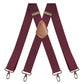 Heren X-vormige bretels met haakclips