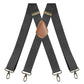Heren X-vormige bretels met haakclips
