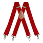 Heren X-vormige bretels met haakclips