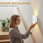 Oplaadbare magnetische wandlamp