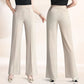 👖 50% KORTING! ✨ Damesbroek met hoge taille en wijde pijpen – Soepele pasvorm, lichte stof & perfect voor een elegante alledaagse look 🌸