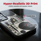Telefoonhoesje met 3D vintage cameradesign