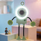 Flexibele robotbureauventilator met LED-verlichting