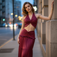 👗 NU 50% KORTING! 💖 Nieuwe collectie 2026 – Halternek-set van twee delen – Crop top & zwierige maxi-rok – Moeiteloos elegant ✨