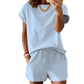 Casual T-shirt en shortset voor dames