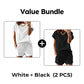 Casual T-shirt en shortset voor dames