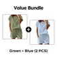 Casual T-shirt en shortset voor dames
