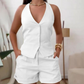 Haltertopje en short, tweedelige set