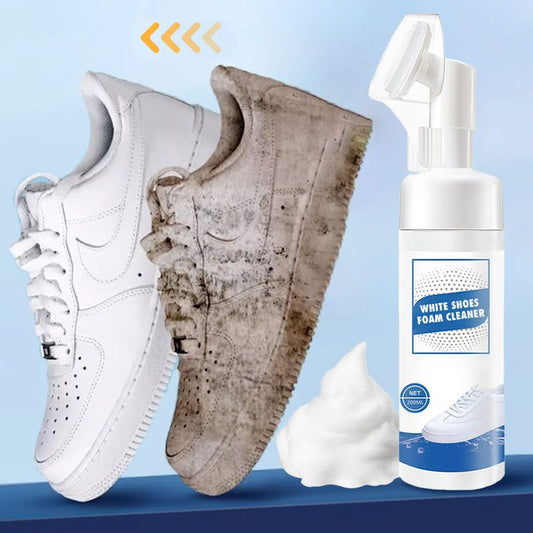 Witte schoenen schuimreiniger