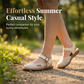 Breathable Mesh Flat Sandals with Ankle Strap