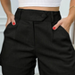 Dames hoge-taille geplooide short