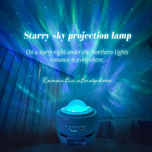 Alles-in-Één】Sterrenprojectie Lamp + Bluetooth Speaker | Voor Slaapkamer, Woonkamer & Camping