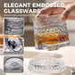 🎉【Aanbieding】🥃✨360° Draaibaar Whiskyglas | 300 ml | Loodvrij Glas | Geëmbosseerde Patronen | Stabiele Basis🍸