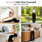 Dames yoga- en loungebroek met hoge taille en zakken