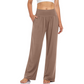 Dames yoga- en loungebroek met hoge taille en zakken