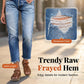 ⏰🎁 Modieuze slim-fit jeans met distressed look voor dames