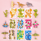 🦖 50% KORTING! 🧩 EDUCATIEVE 3D PUZZEL - Set van 25 stuks Kleurrijke Dinosaurussen, ontwikkelt creativiteit en ruimtelijk denken vanaf 4 jaar 🎨✨