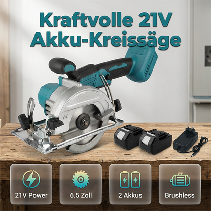 ⚡50% KORTING🛠️Hogesnelheids-accucirkelzaag met borstelloze motor – Krachtig, draadloos & precisie