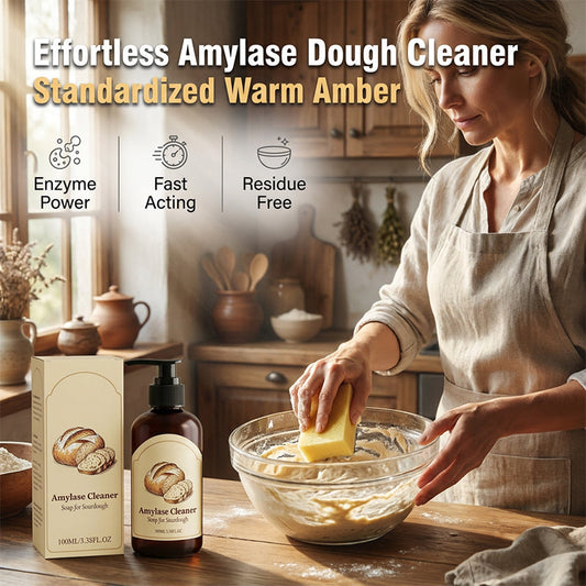 Deegreiniger met amylase-enzym