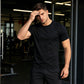 Heren Klassiek T-shirt met Ronde Hals