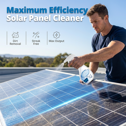 Reinigingsspray voor zonnefornuizen en zonnepanelen