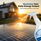 Reinigingsspray voor zonnefornuizen en zonnepanelen