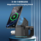 3-in-1 draadloos magnetisch snellaadstation