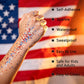 💎 TIJDELIJK 50% KORTING! ✨ Patriotische glitterstick – rood, wit, blauw, draaibaar, multifunctioneel 🎆