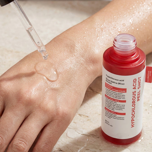 Exfoliërend serum met hypochloorzuur