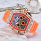 ⌚ Beperkte oplage – 50% korting! ✨ Luxe herenhorloge in tonneauvorm met strass-versiering