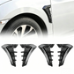 Decoratieve auto zij-scherm ventilatieopeningen stickers