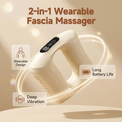 ⏰🎁Draagbare 2-in-1-massageapparaat met fascia-ring