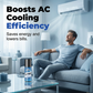 Schuimende reinigingsspray voor airconditioningspirale