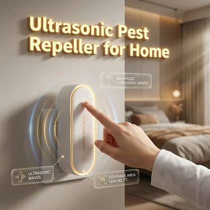 Stekkerbare ultrasone muggenverjager met aromatherapie