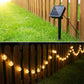 Waterdichte bubbelvormige solar lichtslinger voor terras
