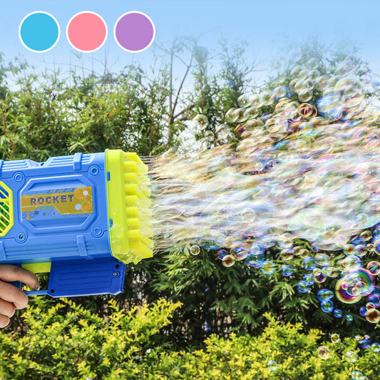 Creatieve automatische bellenblaasmachine met meerdere gaten