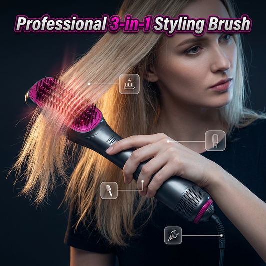 Professionele 3-in-1 heteluchtborstel