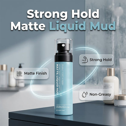 Sneldrogende matte stylingklei spray voor heren